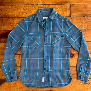 Alex mill plaid button down long sleeved shirt